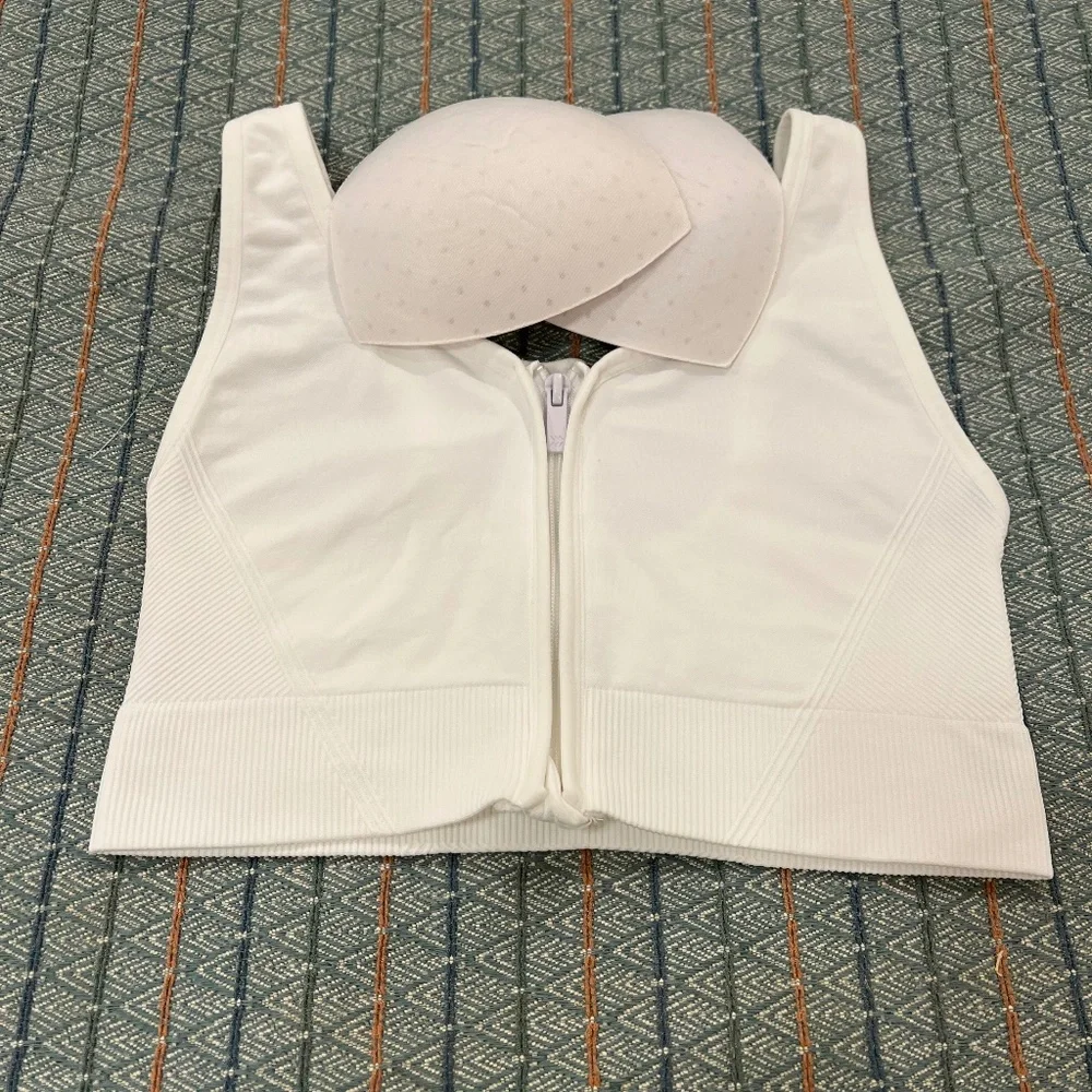 All In Motion Front Zip Sports Bra--Size Large - Picture 1 of 2